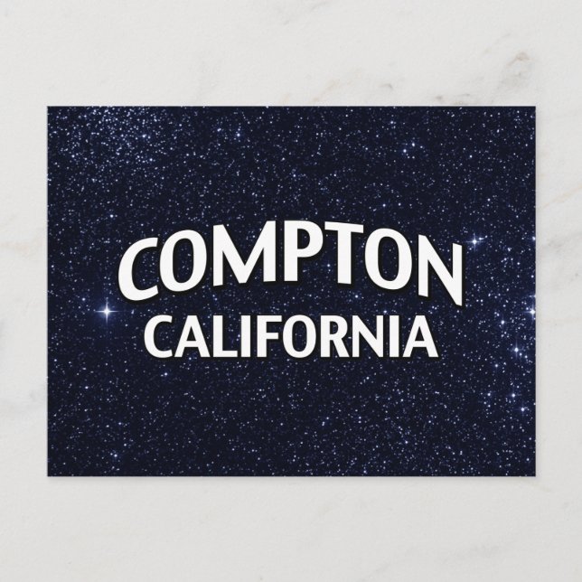Compton California Postkarte (Vorderseite)