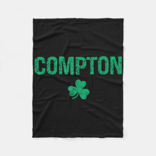 Compton Irish Shamrock St Patrick's Day Fleecedecke