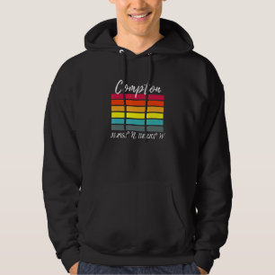 Compton Latitude und Longitude Ca Los Angeles Fans Hoodie