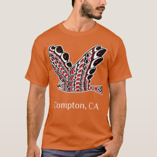 Compton Redwedck Hawk Native American Bird of Prey T-Shirt