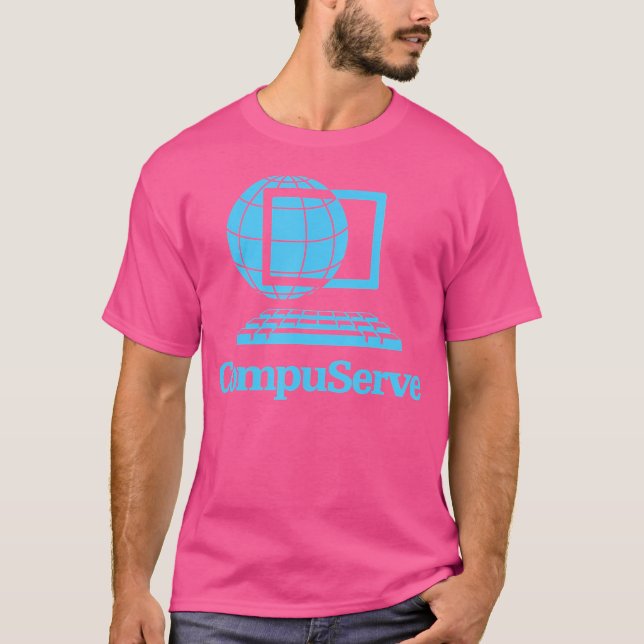 Compuserve Internet für den Mann T-Shirt (Vorderseite)