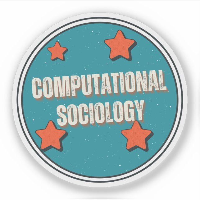 Computational Sociology Aufkleber (Vorderseite)
