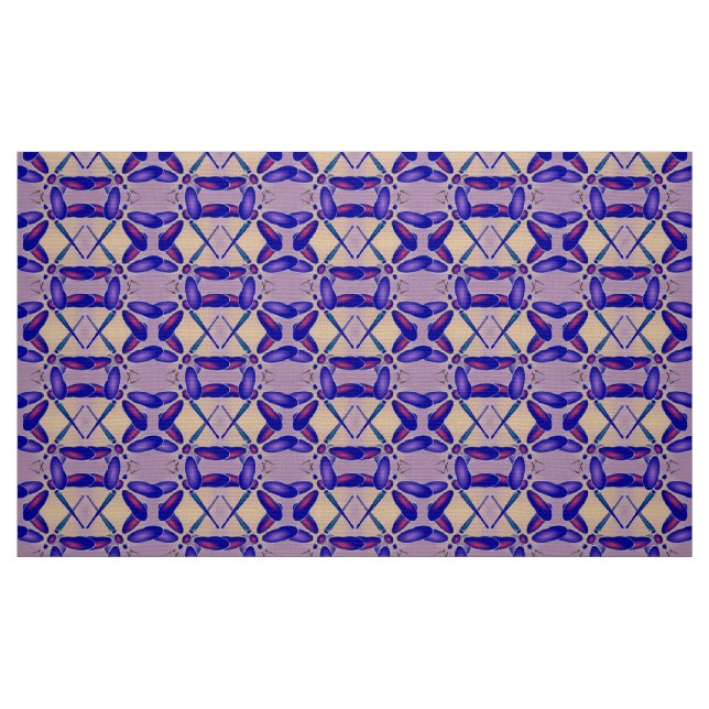 Computer Art Dragonfly (lila) Stoff (Fat Quarter (45,7 x 55,9 cm))