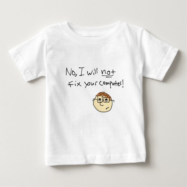 Computer-Aussenseiter Baby T-shirt (Vorderseite)