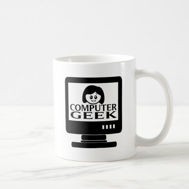 Computer-Aussenseiter-Mädchen-Frau Kaffeetasse (Rechts)