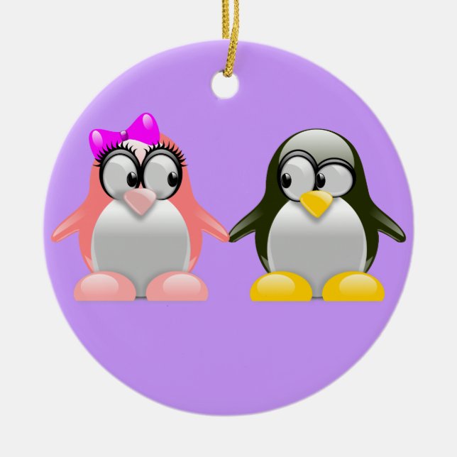 Computer-Aussenseiter-Valentinsgruß: Keramik Ornament (Vorne)