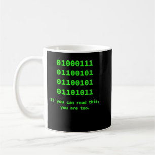 Computer-Binärkode-Programmierer, Software-Enginee Kaffeetasse