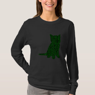 Computer Binärzahlen Cat Programmer Coder Men T-Shirt