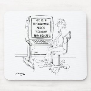 Computer-Cartoon 1164 Mousepad