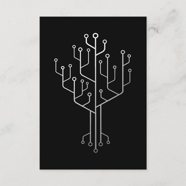 Computer-Chip-Tree-Programmierer-Tschernoteningeni Begleitkarte (Vorderseite)