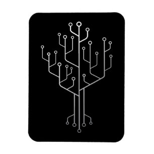 Computer-Chip-Tree-Programmierer-Tschernoteningeni Magnet