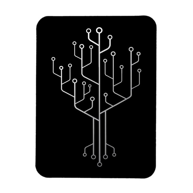 Computer-Chip-Tree-Programmierer-Tschernoteningeni Magnet (Vertikal)