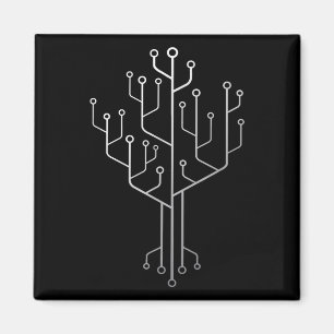 Computer-Chip-Tree-Programmierer-Tschernoteningeni Magnet