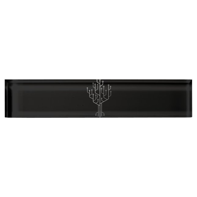 Computer-Chip-Tree-Programmierer-Tschernoteningeni Namensplakette (Vorderseite)