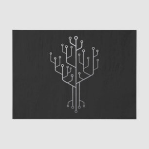 Computer-Chip-Tree-Programmierer-Tschernoteningeni Seidenpapier