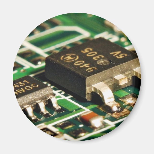 Computer-Chips-Schaltkreise Magnet (Vorne)