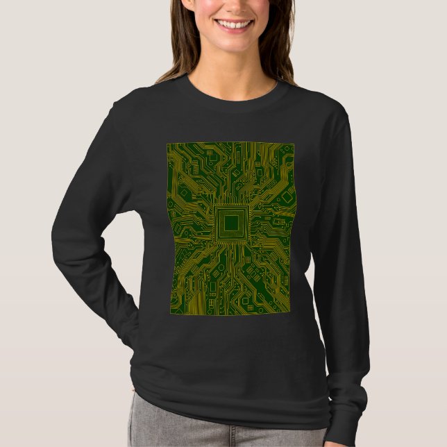 Computer Circuit Board Electronics Technician T-Shirt (Vorderseite)