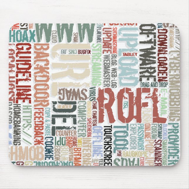 Computer Dictionary in Colors Mousepad (Vorne)