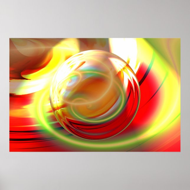 Computer Digital Abstract Painting Poster (Vorne)