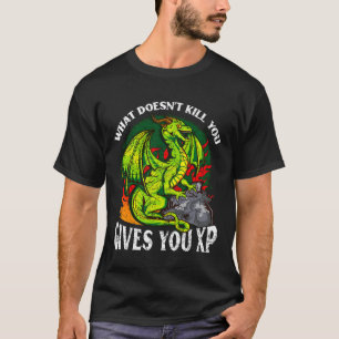 Computer Gaming Dragon Gamer Xp Zitat Rpg Player G T-Shirt