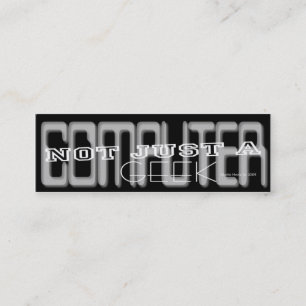 Computer Geek - Social Media Personal Card Mini Visitenkarte