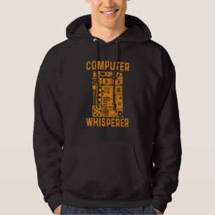Computer Geek Tech Nerd Männer Coole Unterstützung Hoodie