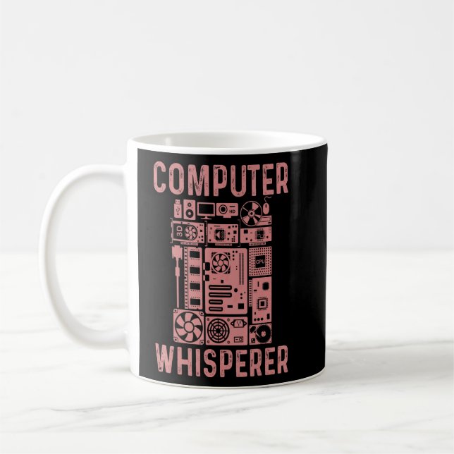 Computer Geek Tech Nerd Männer Frauen Coole Unters Kaffeetasse (Links)