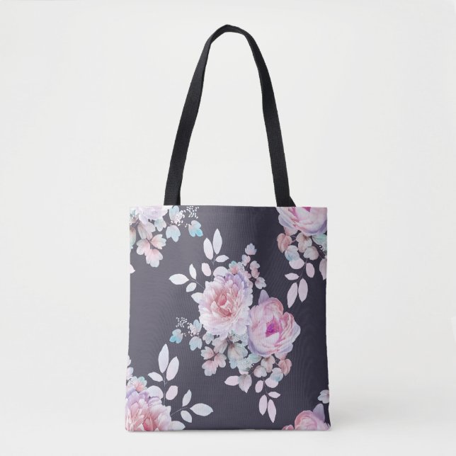 Computer gezeichnet schöne Blume Illustrationart,  Tasche (Vorderseite)