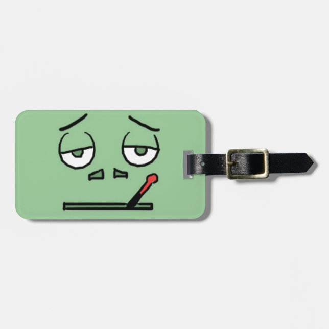 Computer-Illustrationen Gepäckanhänger (Vorderseite horizontal)
