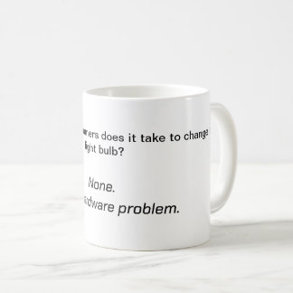 Computer Joke Mug - L'ancienne blague d'ampoule