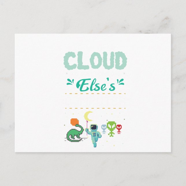 Computer Lover Gamer Funny IT Programmer Postkarte (Vorderseite)