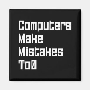 Computer machen Fehler zu 0 Magnet