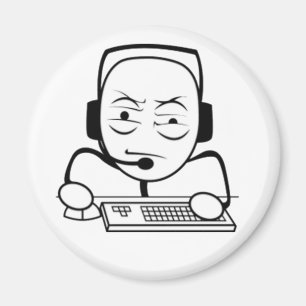 Computer Nerd Internet Meme Kühlschrank Magnete Magnet