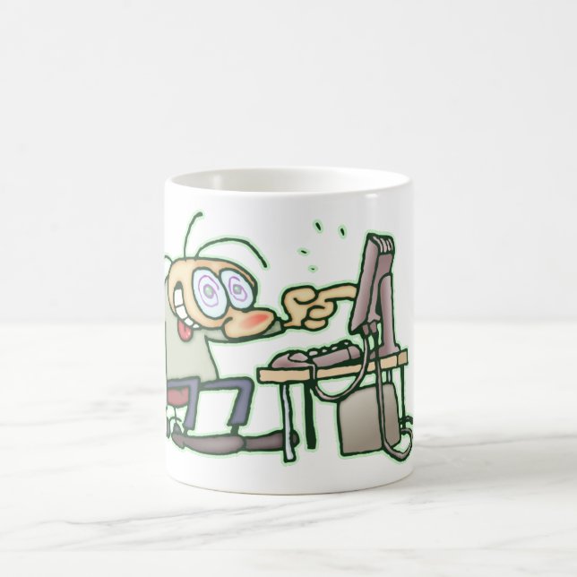 Computer-Nerd Kaffeetasse (Mittel)