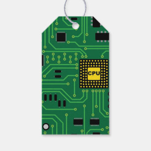 Computer-Nerd-Leiterplatte CPU I Geschenkanhänger