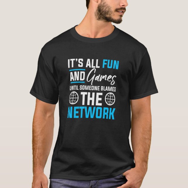 Computer-Netzwerk-Engineering-Netzwerkingenieur 4 T-Shirt (Vorderseite)