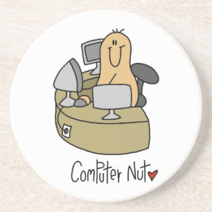 Computer-Nuss-T-Shirts und Geschenke Getränkeuntersetzer