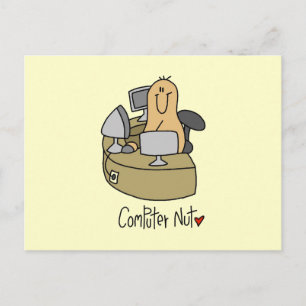 Computer-Nuss-T-Shirts und Geschenke Postkarte