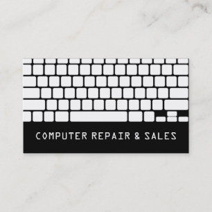 Computer PC Electronics Repair Business Card Visitenkarte