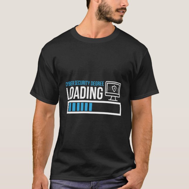 Computer-Programmierer für die Cybersicherheit T-Shirt (Vorderseite)