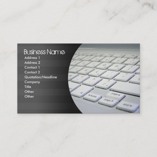 Computer-Reparatur-Visitenkarten Visitenkarte (Vorderseite)