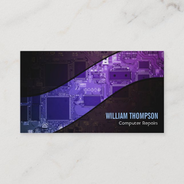 Computer repariert Visitenkarten Visitenkarte (Vorderseite)