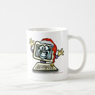 Computer Santa Santa Santa Santa Santa Kaffeetasse