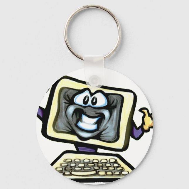 Computer Schlüsselanhänger (Vorderseite)