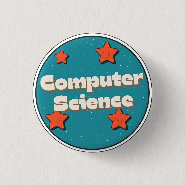 Computer Science Button (Vorderseite)