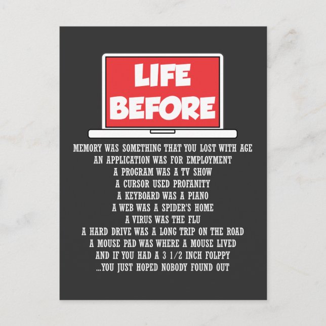 Computer Science Geek Programmiersoftware-Coder Postkarte (Vorderseite)