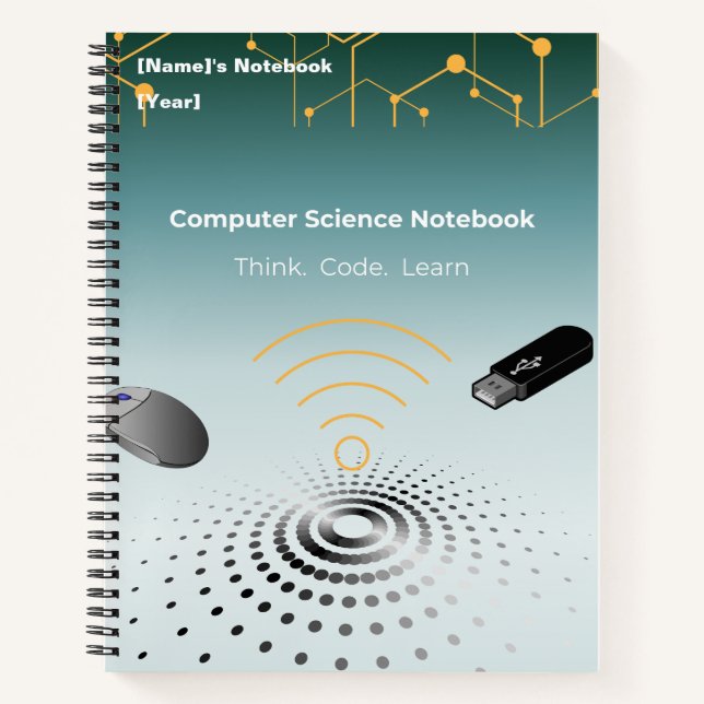 Computer Science Notebook Notizbuch (Vorderseite)