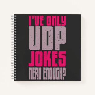 Computer Science Programmer udp Joke Notizbuch