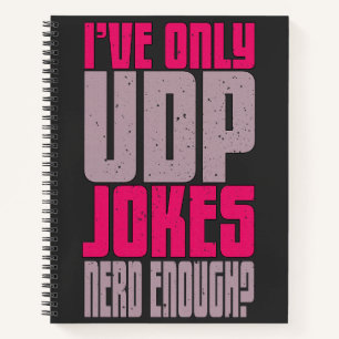 Computer Science Programmer udp Joke Notizbuch
