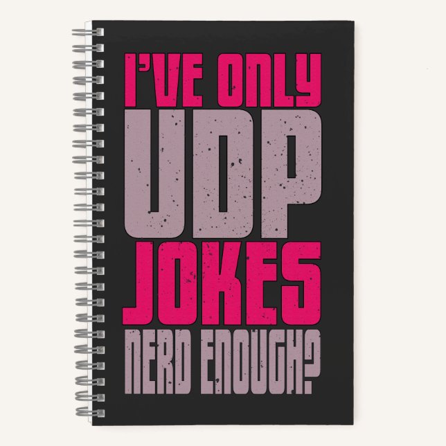 Computer Science Programmer udp Joke Notizbuch (Vorderseite)